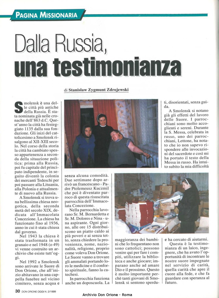 Don Orione oggi, 1999, 02, pagina 30