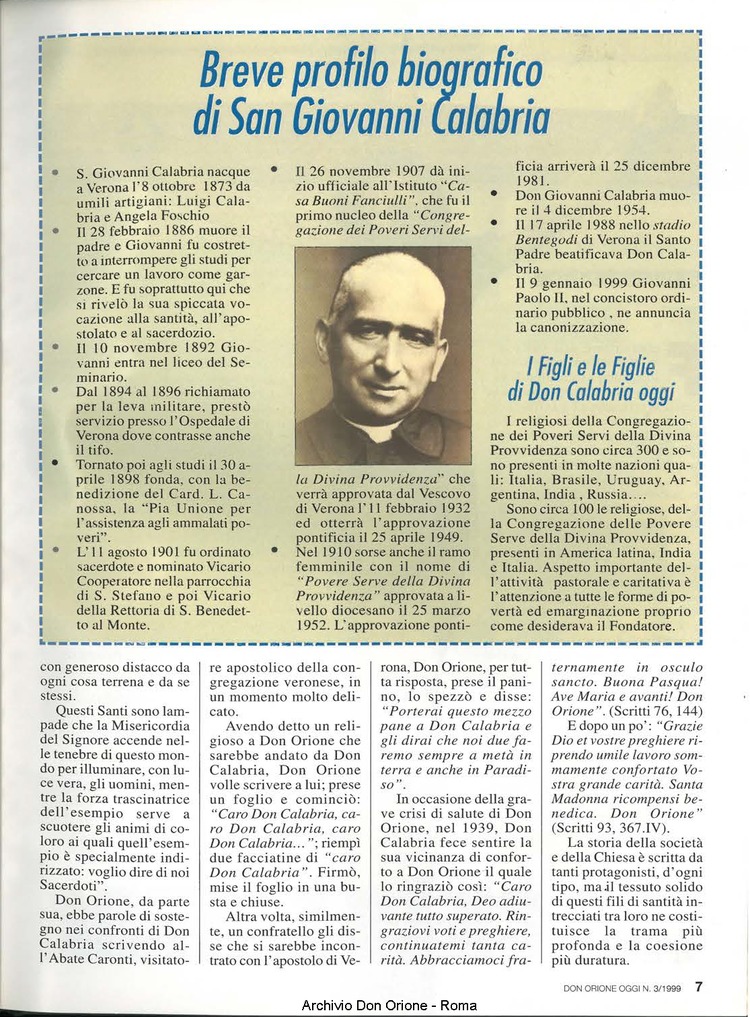 Don Orione oggi, 1999, 03, pagina 7