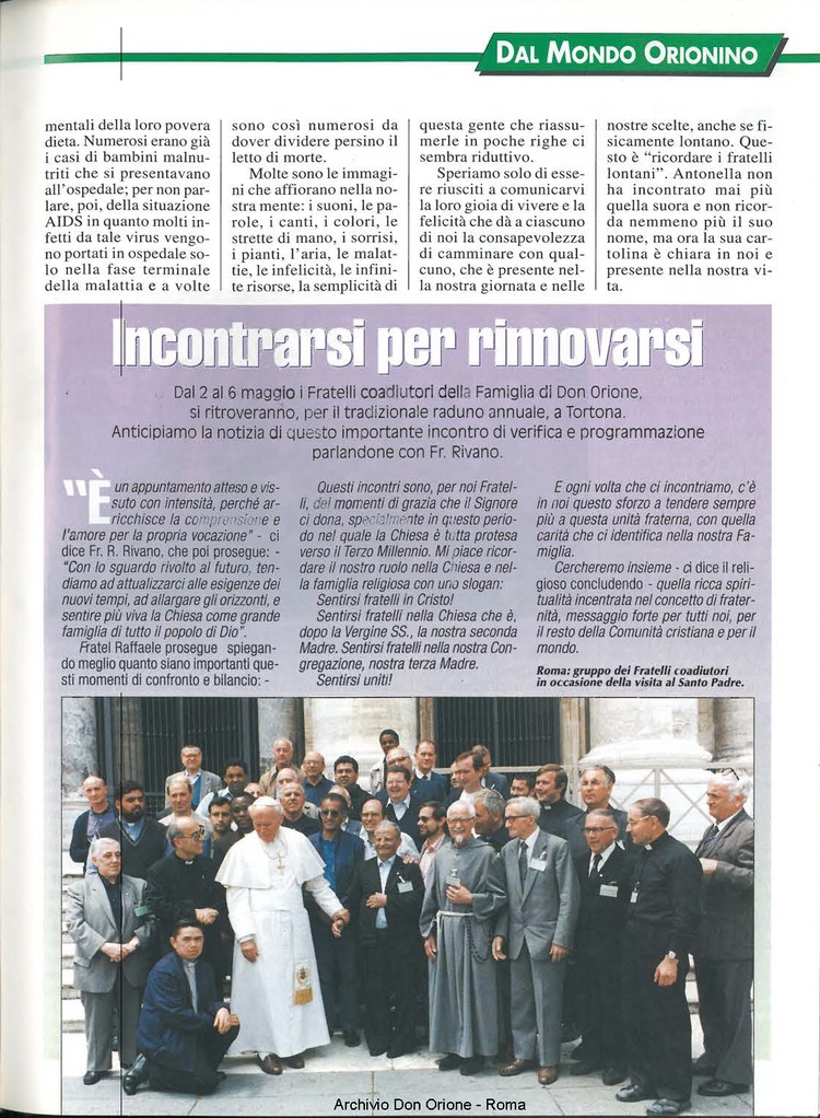 Don Orione oggi, 1999, 03, pagina 23
