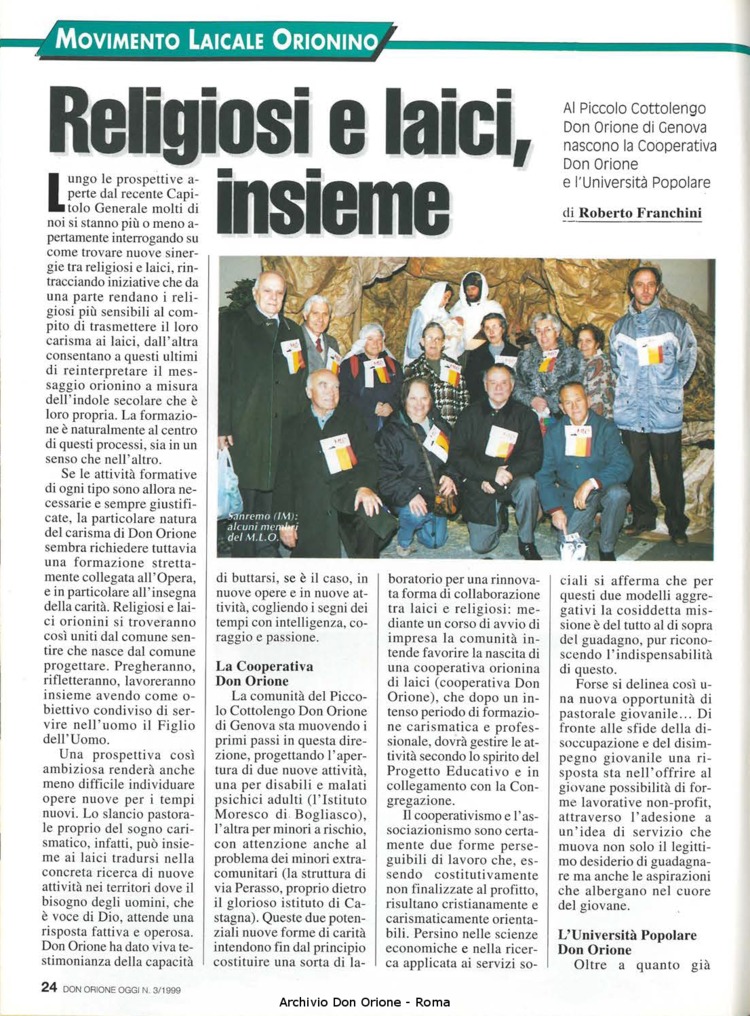 Don Orione oggi, 1999, 03, pagina 24
