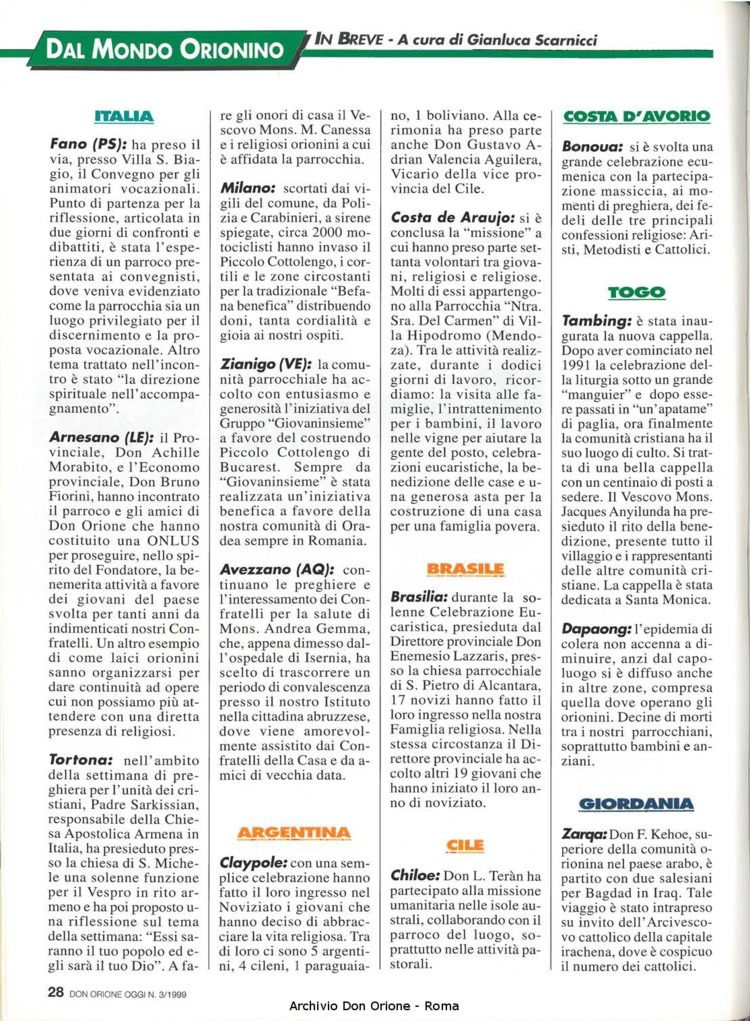 Don Orione oggi, 1999, 03, pagina 28