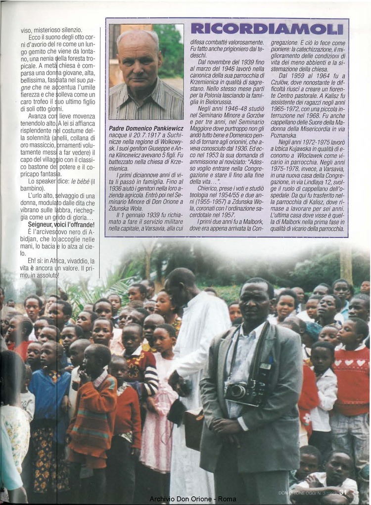 Don Orione oggi, 1999, 03, pagina 31