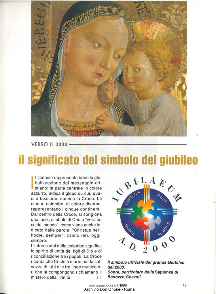 Don Orione oggi, 1999, 04, pagina 19