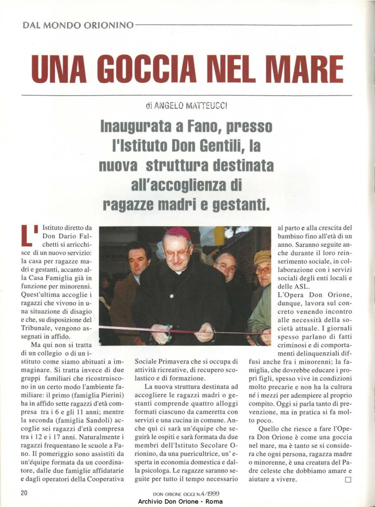 Don Orione oggi, 1999, 04, pagina 20