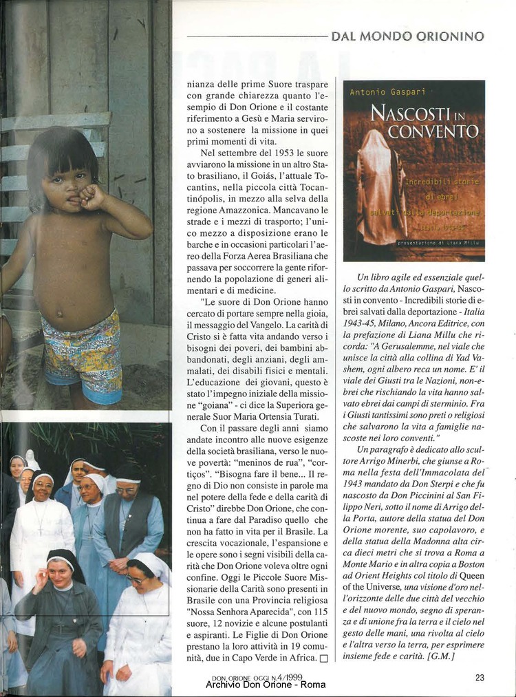 Don Orione oggi, 1999, 04, pagina 23