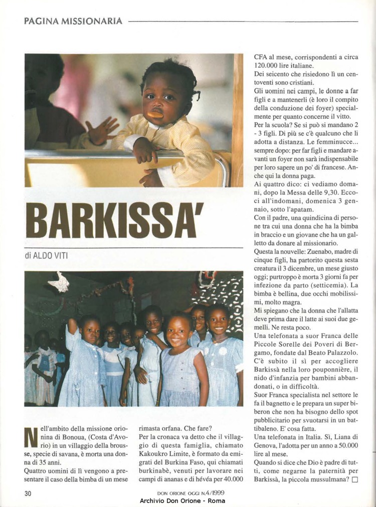 Don Orione oggi, 1999, 04, pagina 30