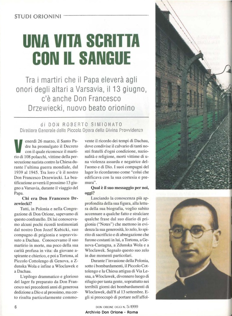 Don Orione oggi, 1999, 05, pagina 6