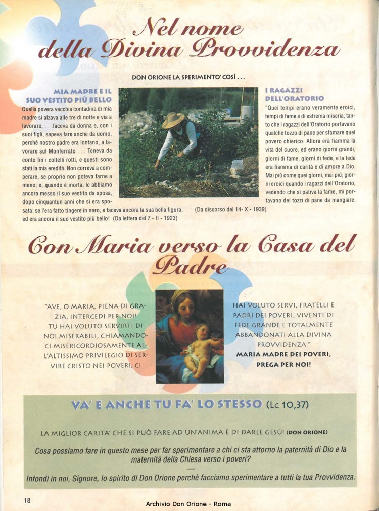 Don Orione oggi, 1999, 05, pagina 18