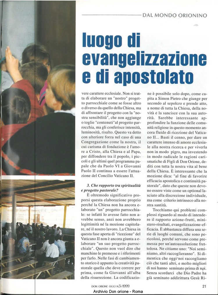 Don Orione oggi, 1999, 05, pagina 21