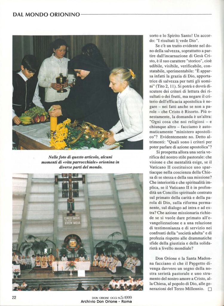 Don Orione oggi, 1999, 05, pagina 22
