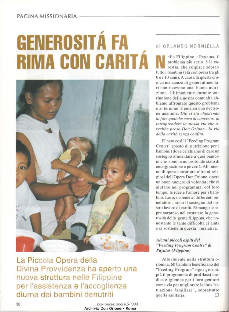 Don Orione oggi, 1999, 05, pagina 30