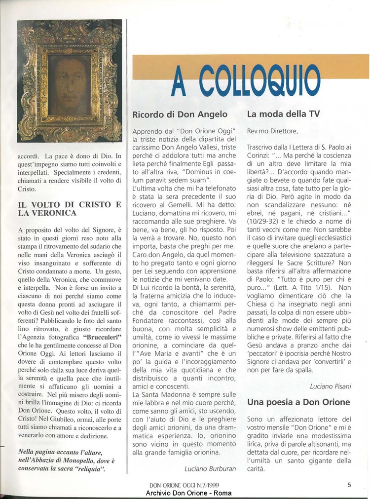 Don Orione oggi, 1999, 07, pagina 5