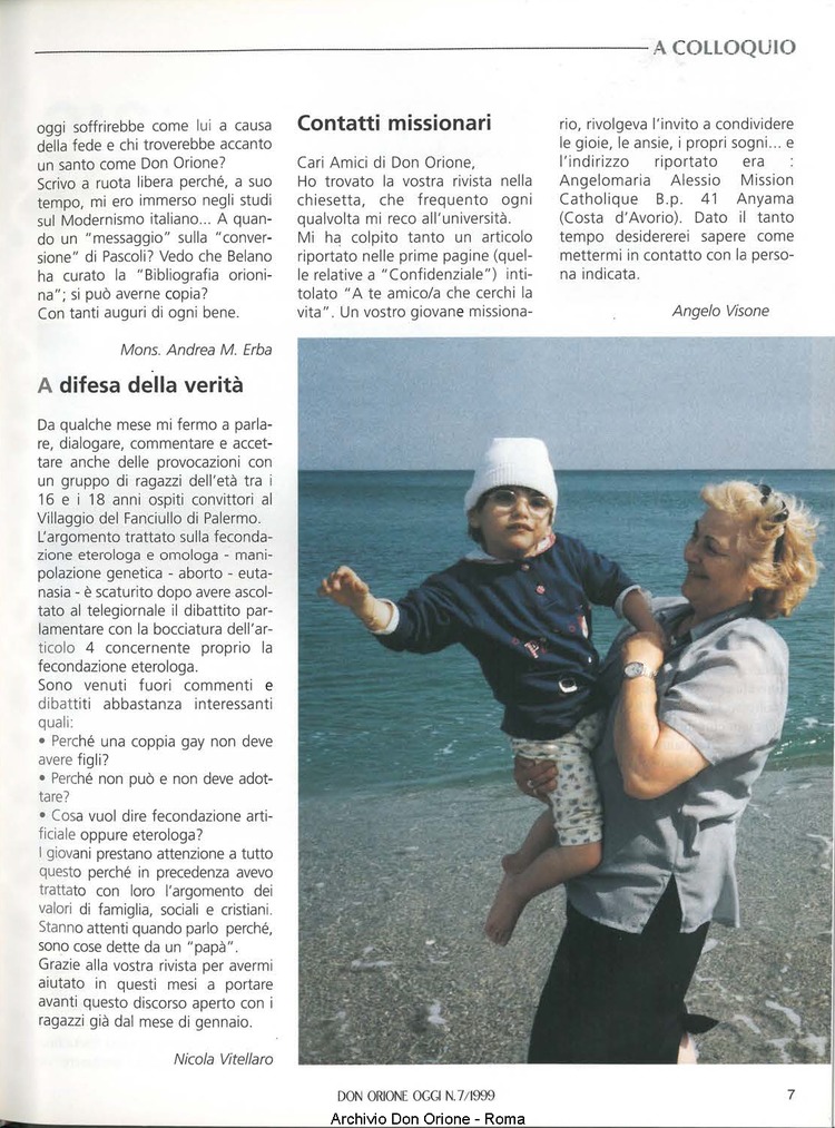 Don Orione oggi, 1999, 07, pagina 7