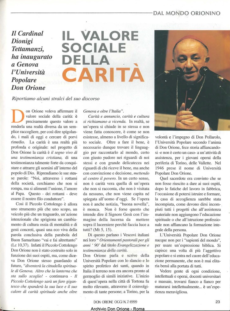 Don Orione oggi, 1999, 07, pagina 23