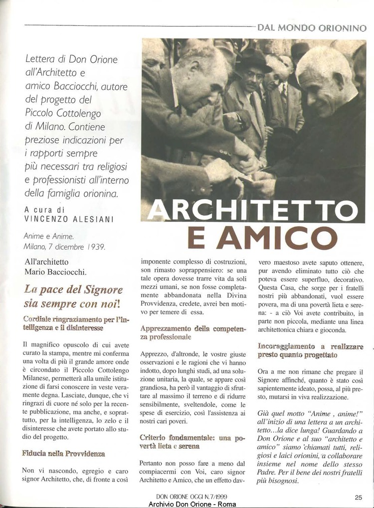 Don Orione oggi, 1999, 07, pagina 25