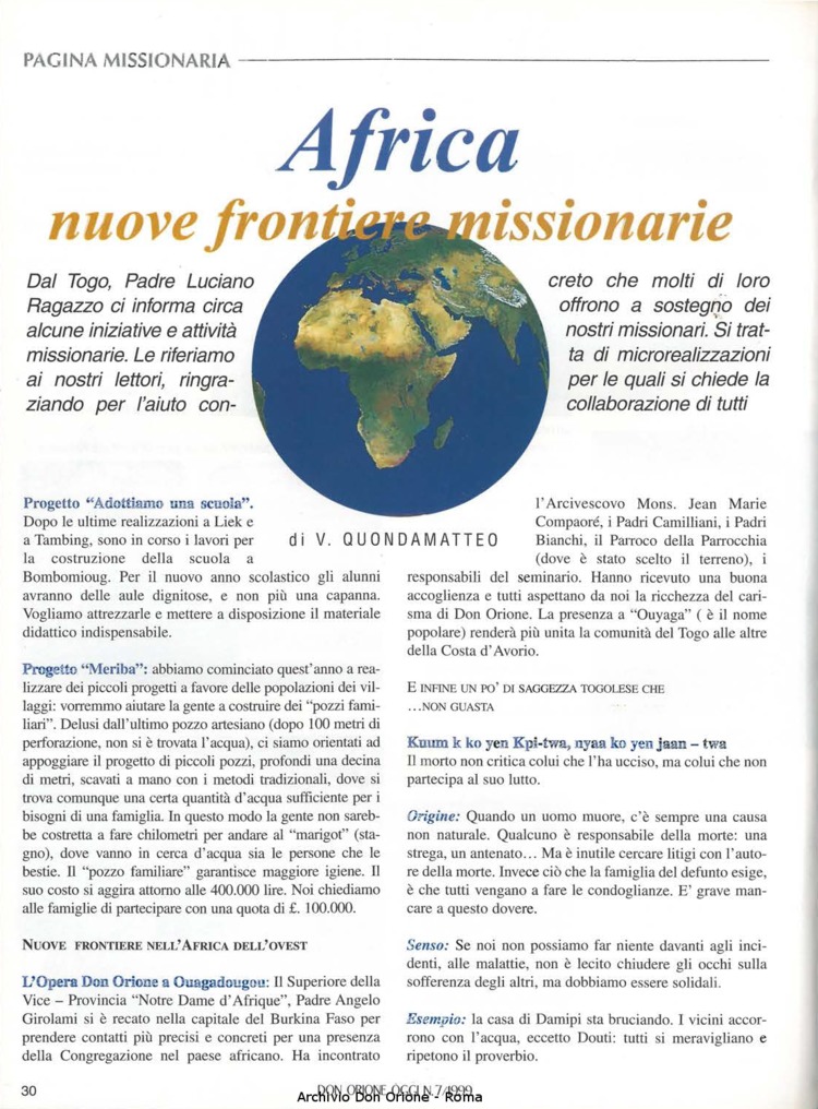Don Orione oggi, 1999, 07, pagina 30