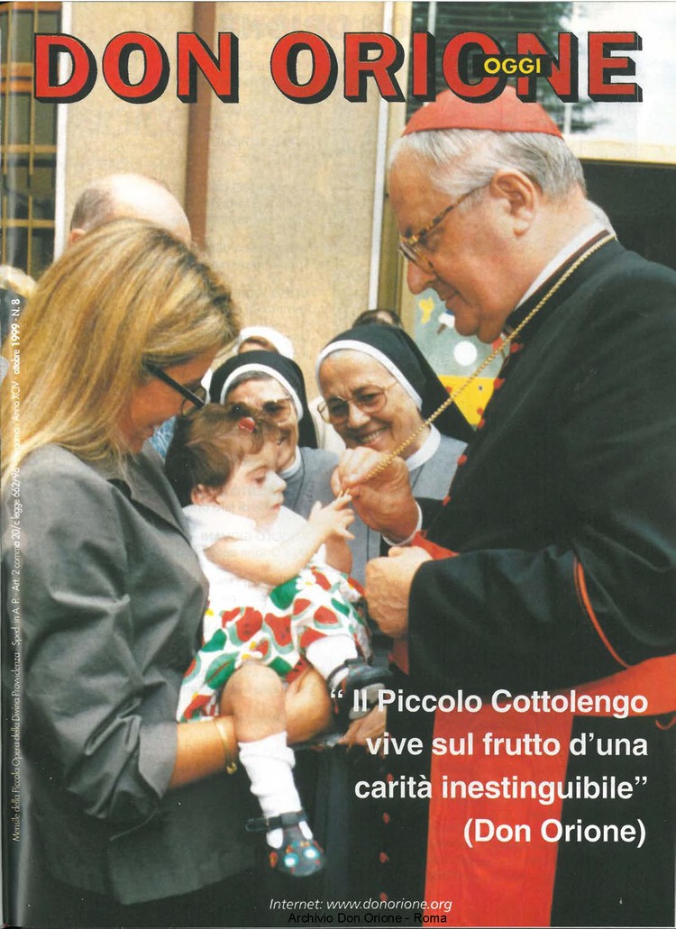 Don Orione oggi, 1999, 08, pagina 1