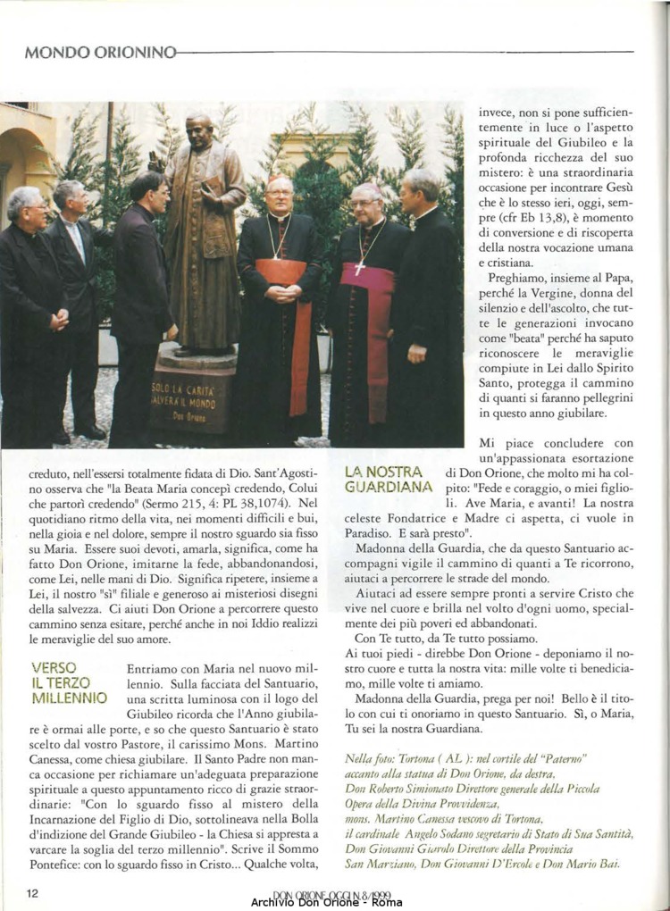 Don Orione oggi, 1999, 08, pagina 12