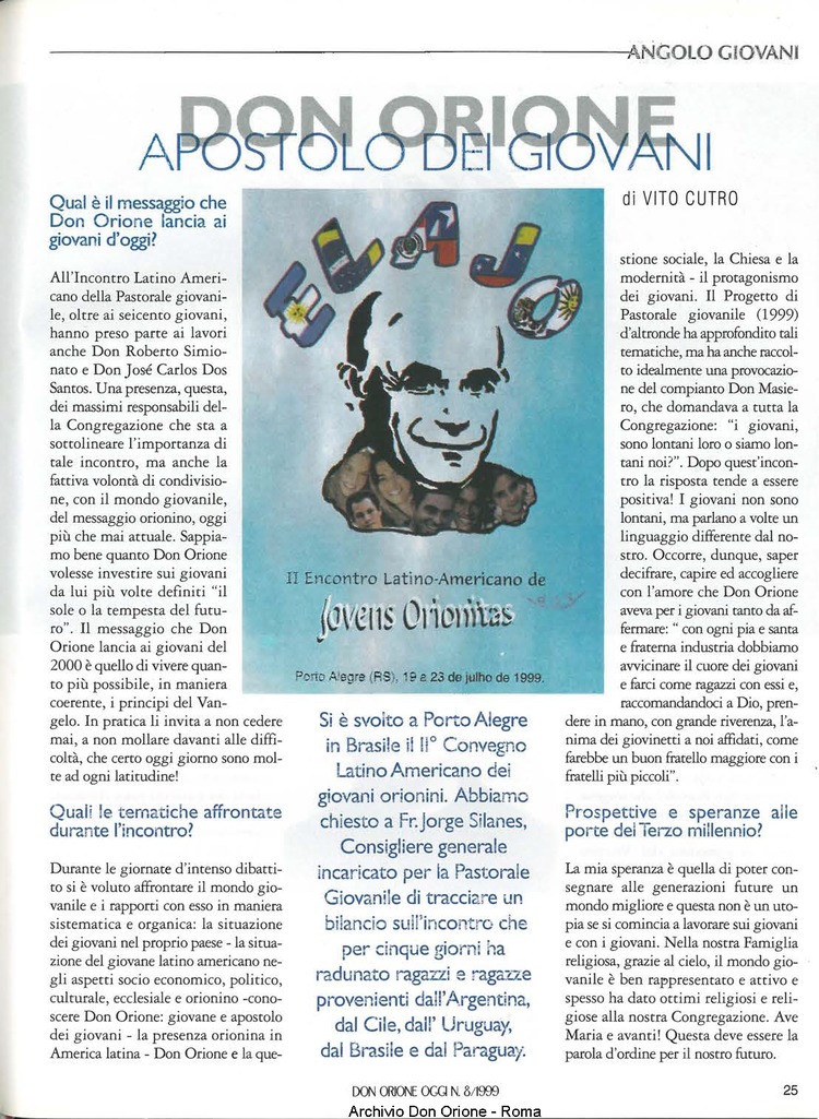 Don Orione oggi, 1999, 08, pagina 25