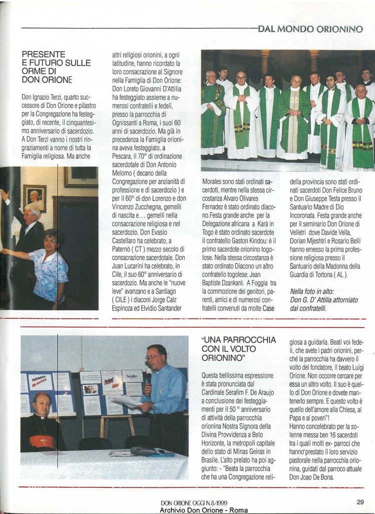 Don Orione oggi, 1999, 08, pagina 29