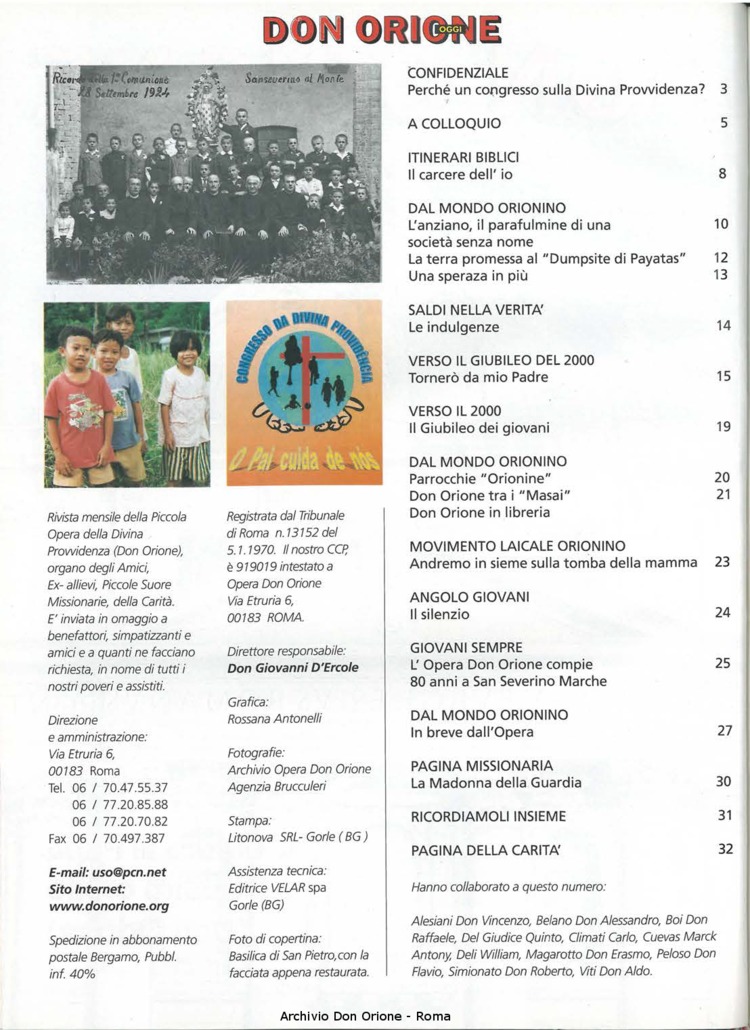 Don Orione oggi, 1999, 09, pagina 2