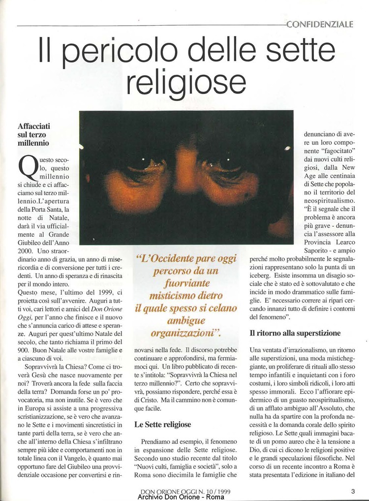 Don Orione oggi, 1999, 10, pagina 3
