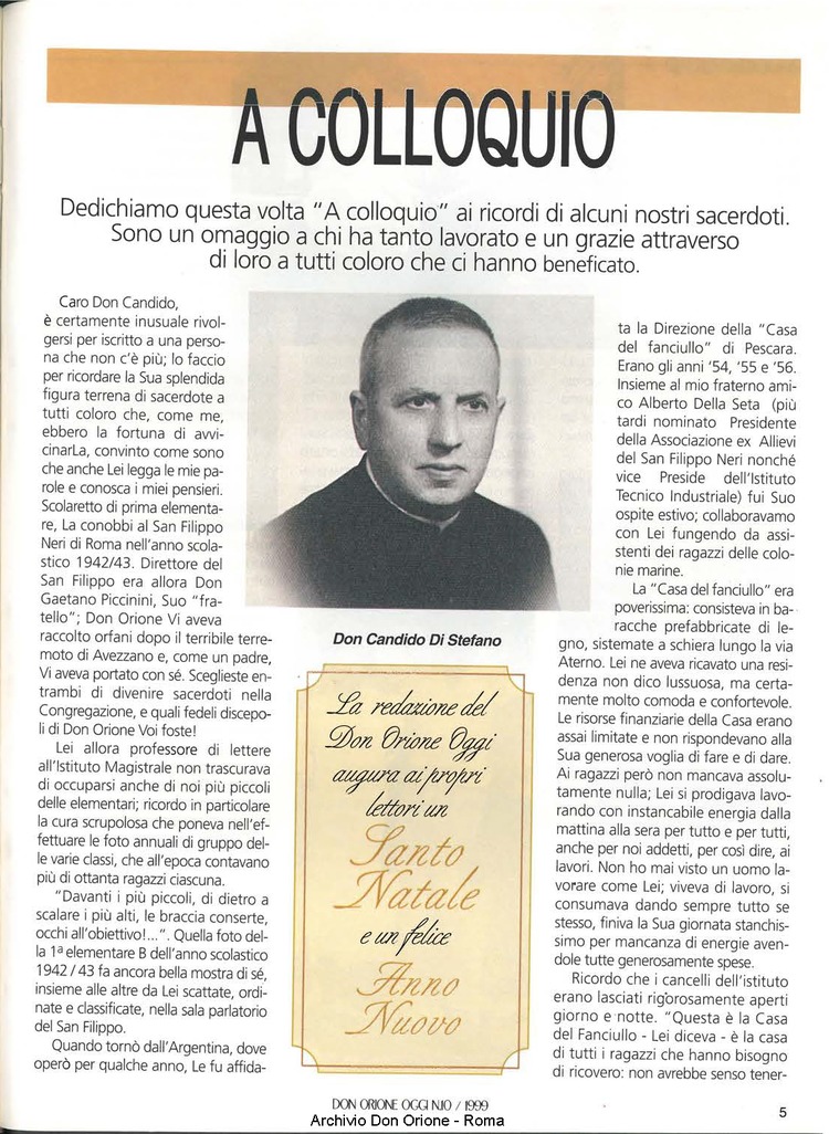 Don Orione oggi, 1999, 10, pagina 5