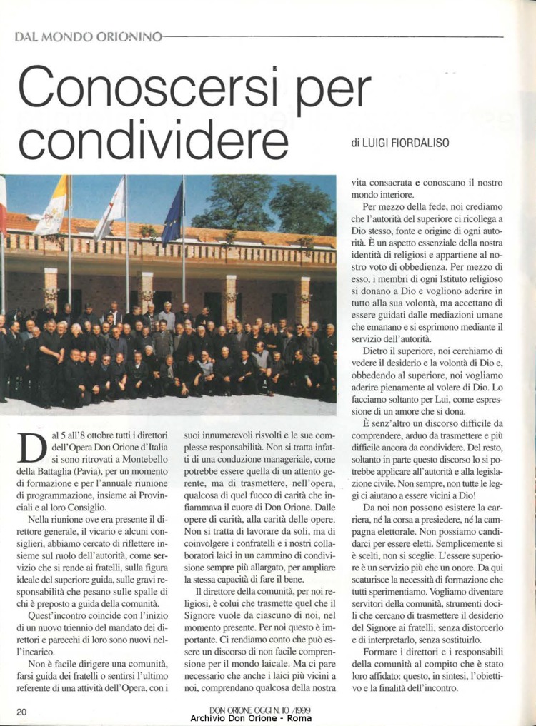 Don Orione oggi, 1999, 10, pagina 20