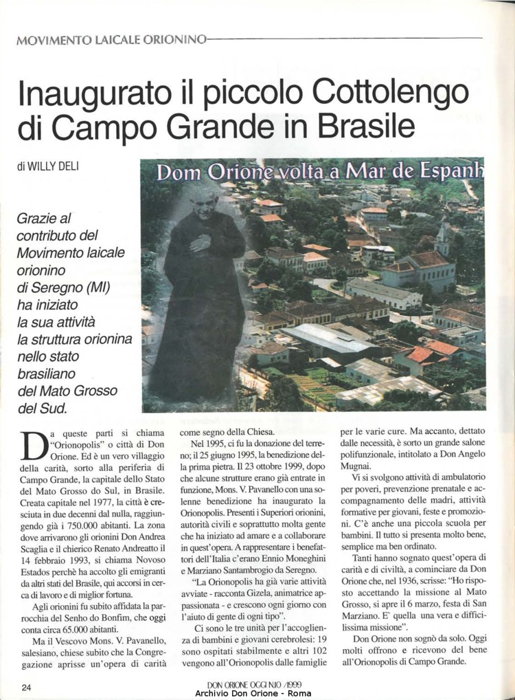 Don Orione oggi, 1999, 10, pagina 24