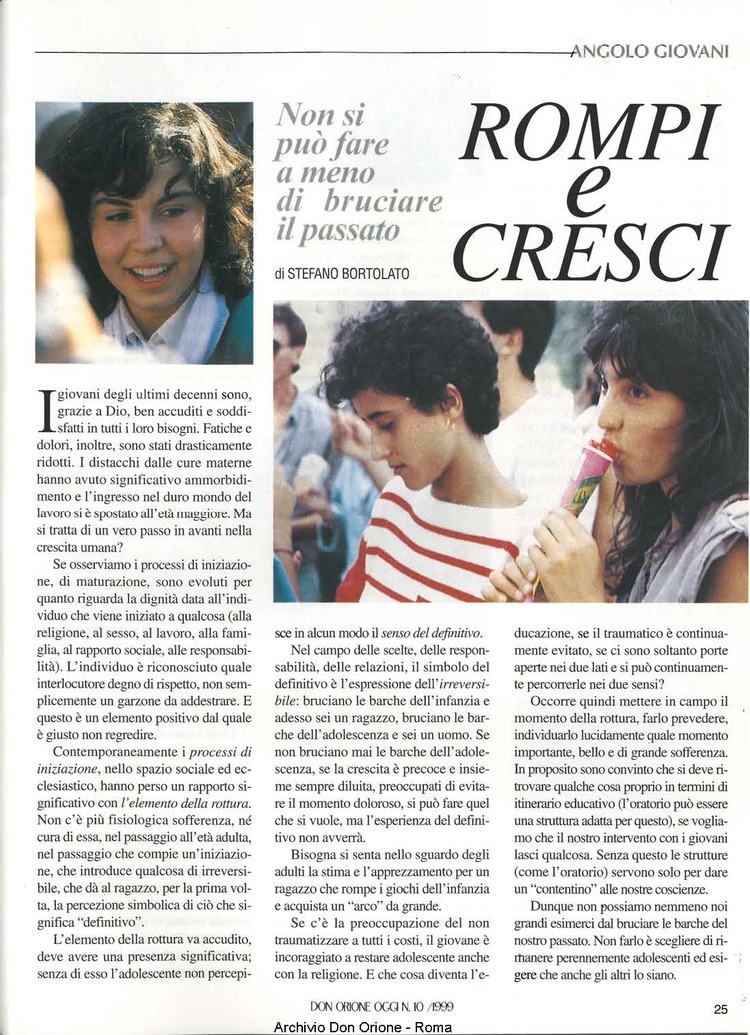 Don Orione oggi, 1999, 10, pagina 25