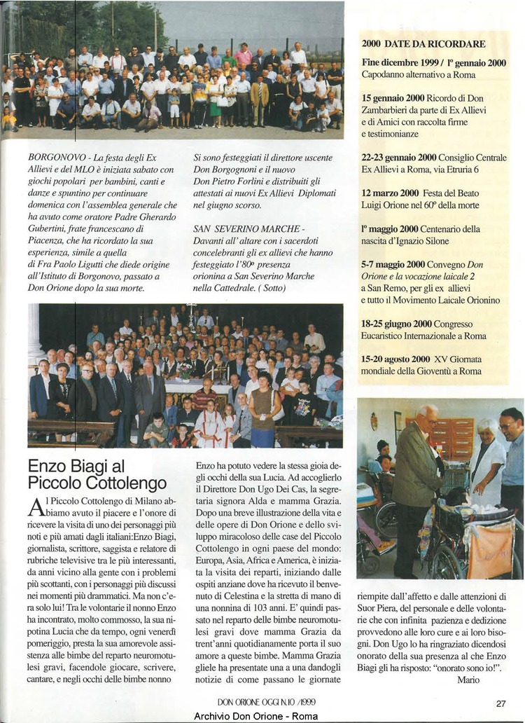 Don Orione oggi, 1999, 10, pagina 27