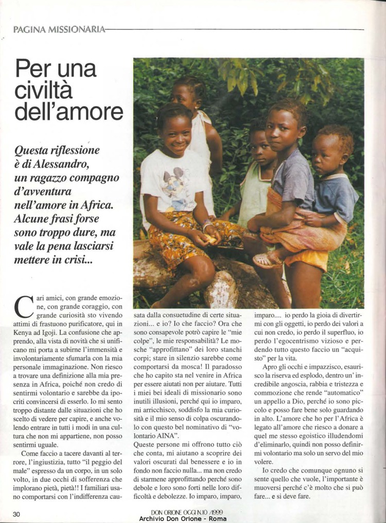 Don Orione oggi, 1999, 10, pagina 30
