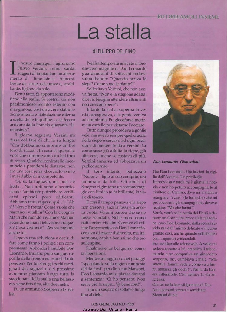 Don Orione oggi, 1999, 10, pagina 31