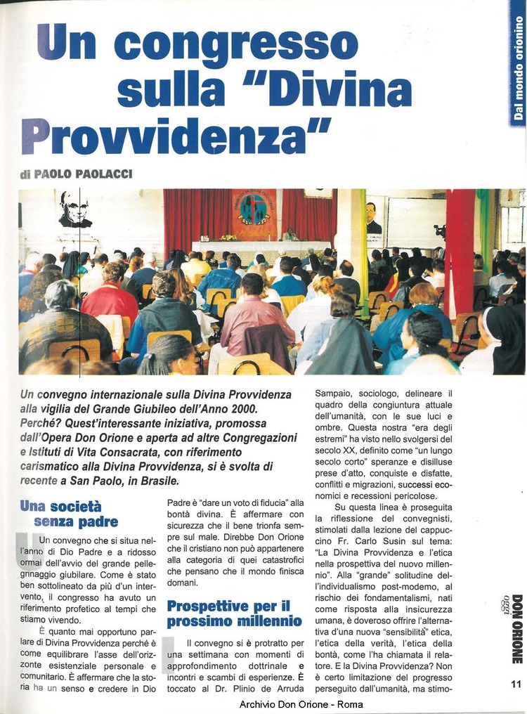 Don Orione oggi, 2000, 01, pagina 11