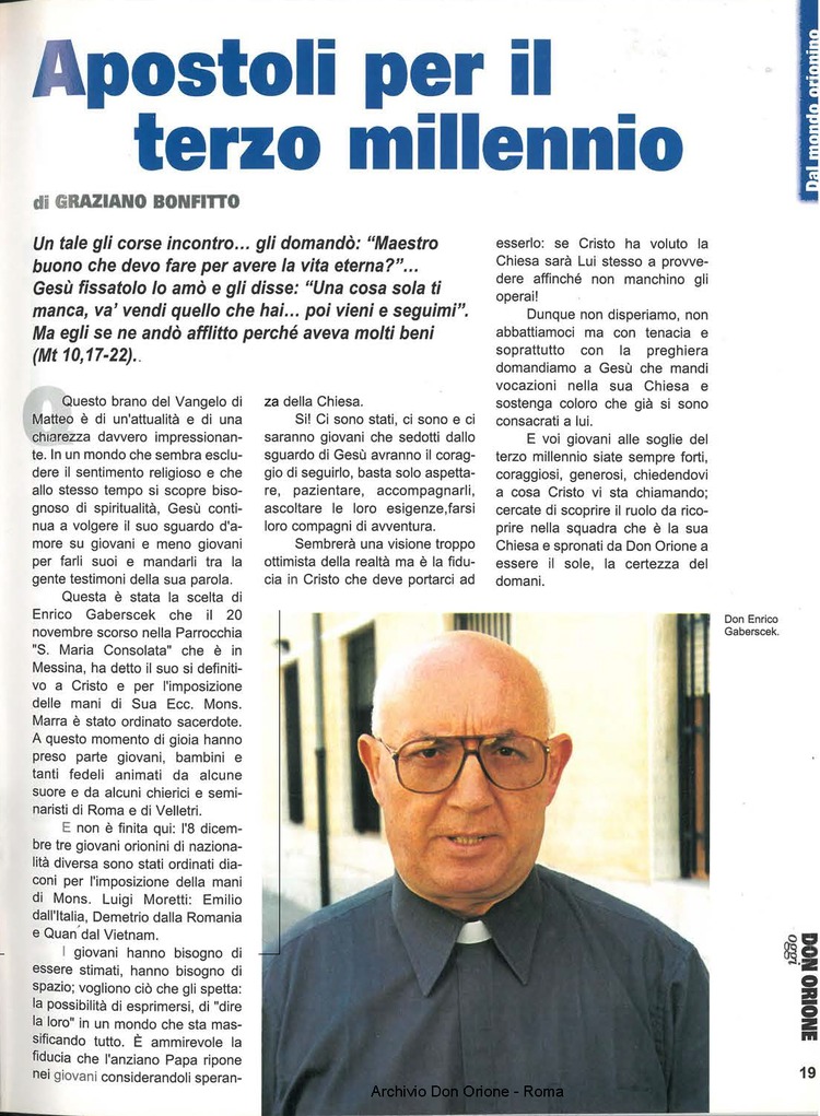 Don Orione oggi, 2000, 01, pagina 19