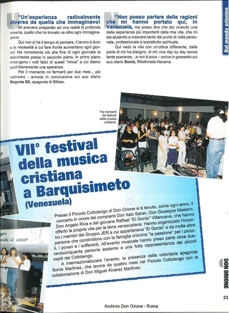 Don Orione oggi, 2000, 01, pagina 23