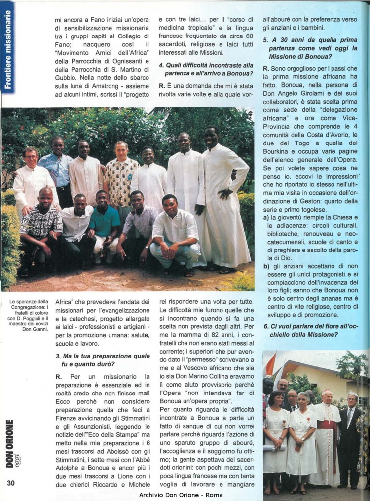 Don Orione oggi, 2000, 01, pagina 30