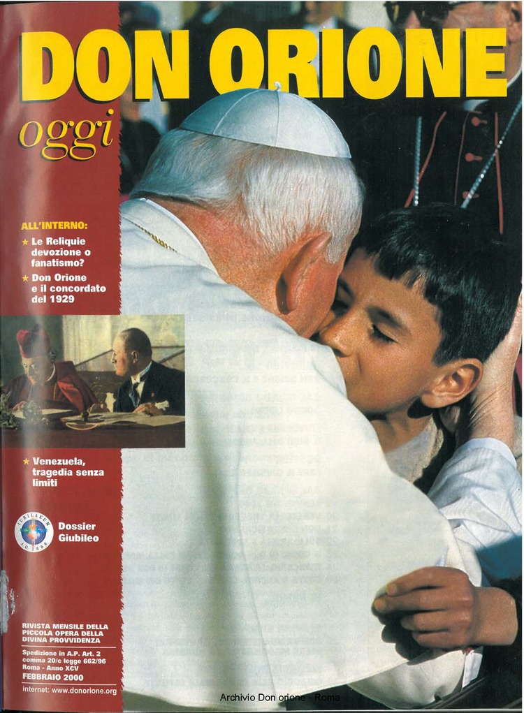 Don Orione oggi, 2000, 02, pagina 1