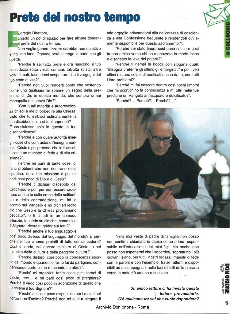 Don Orione oggi, 2000, 02, pagina 5