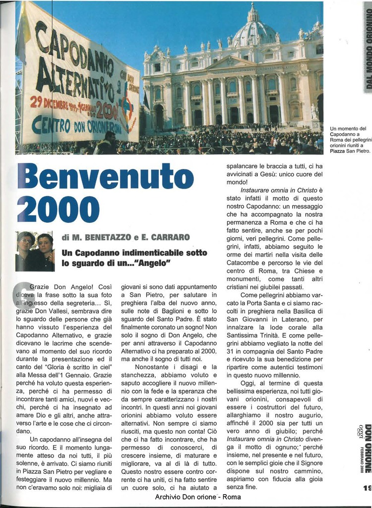Don Orione oggi, 2000, 02, pagina 19