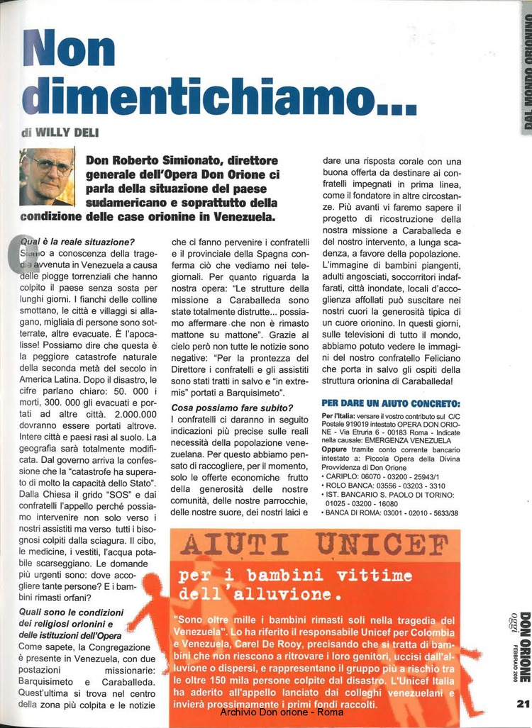 Don Orione oggi, 2000, 02, pagina 21