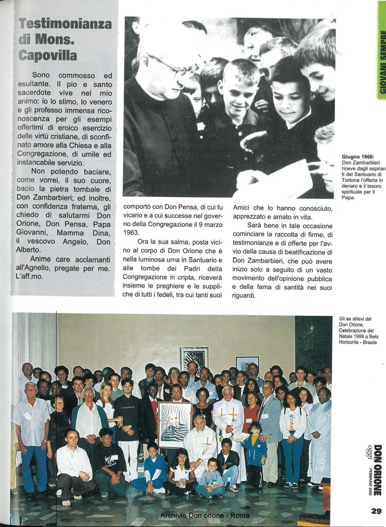 Don Orione oggi, 2000, 02, pagina 29