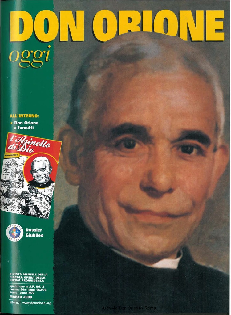 Don Orione oggi, 2000, 03, pagina 1