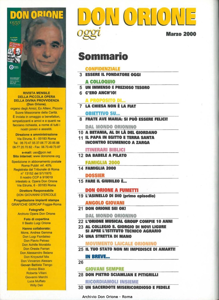 Don Orione oggi, 2000, 03, pagina 2