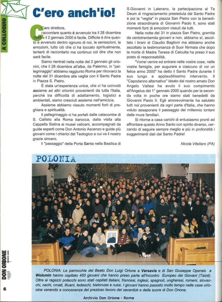 Don Orione oggi, 2000, 03, pagina 6
