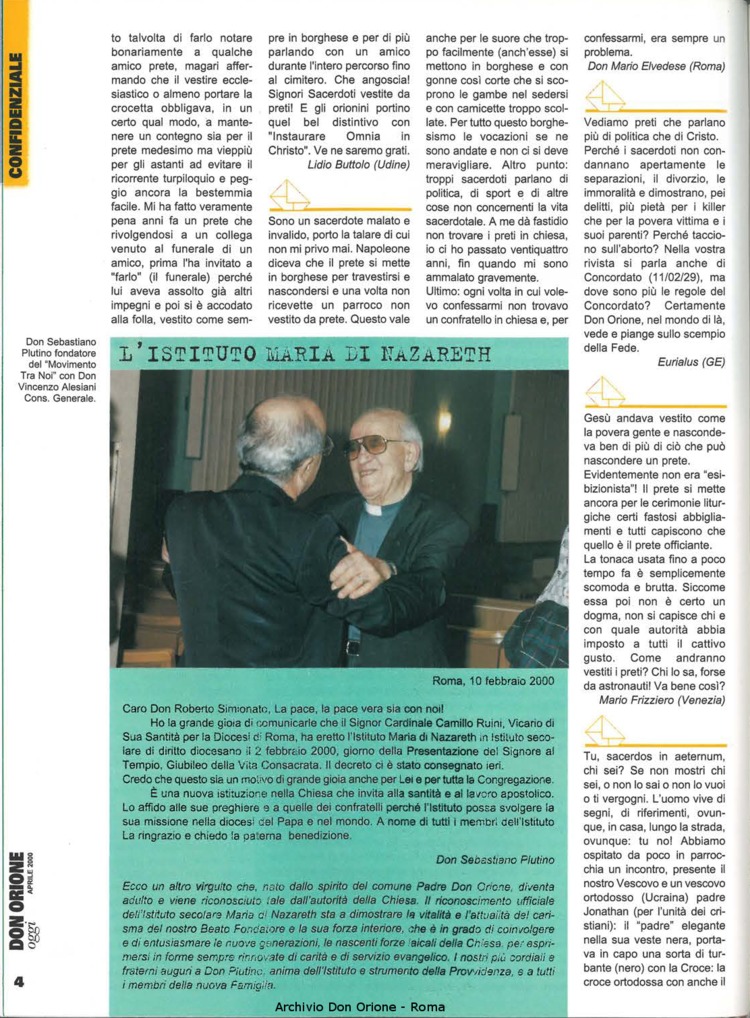 Don Orione oggi, 2000, 04, pagina 4