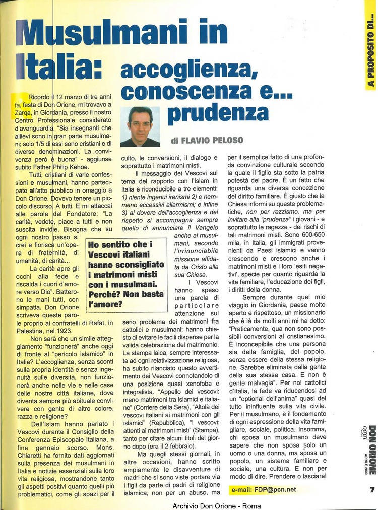 Don Orione oggi, 2000, 04, pagina 7