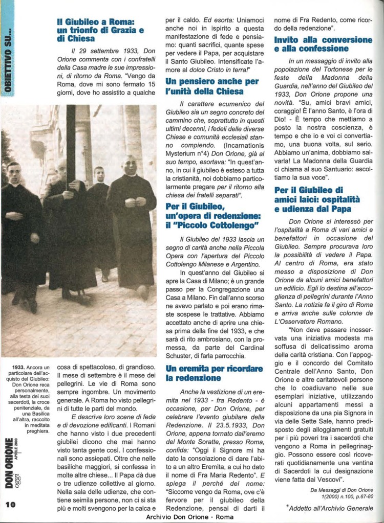Don Orione oggi, 2000, 04, pagina 10