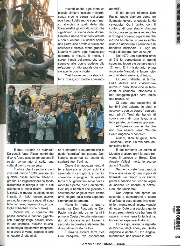 Don Orione oggi, 2000, 04, pagina 23