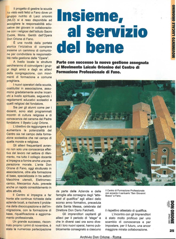 Don Orione oggi, 2000, 04, pagina 25